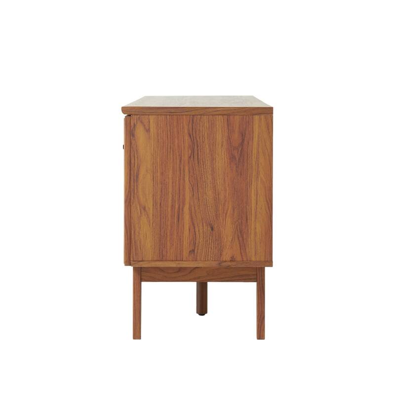 Gennaro 59 in. Farmhouse Caned TV Stand with Drawer and Storage Doors Fits TVs up to 65 in. with Cable Management, by JONATHAN Y