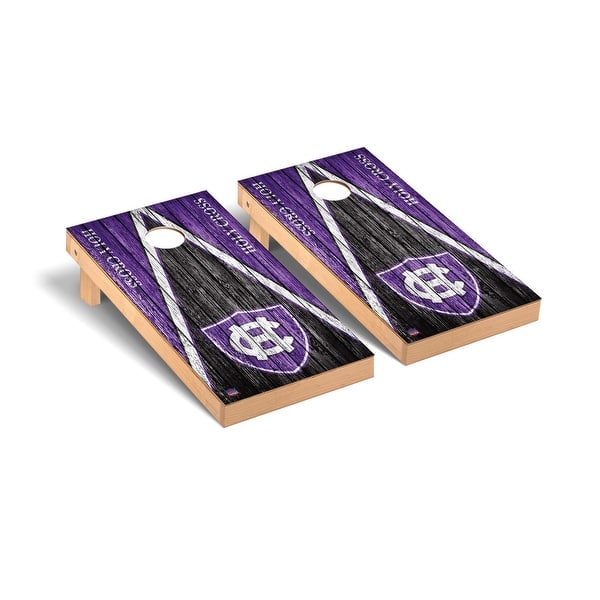 slide 2 of 5, Holy Cross Crusaders 2x4 Pro Cornhole Boards - V1 Include Carrying Case