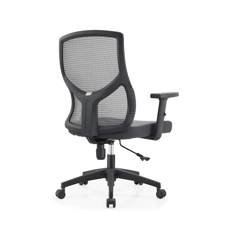 Glen Mid-Back Office Chair with Adjustable Height, Swivel and Tilt by LeisureMod