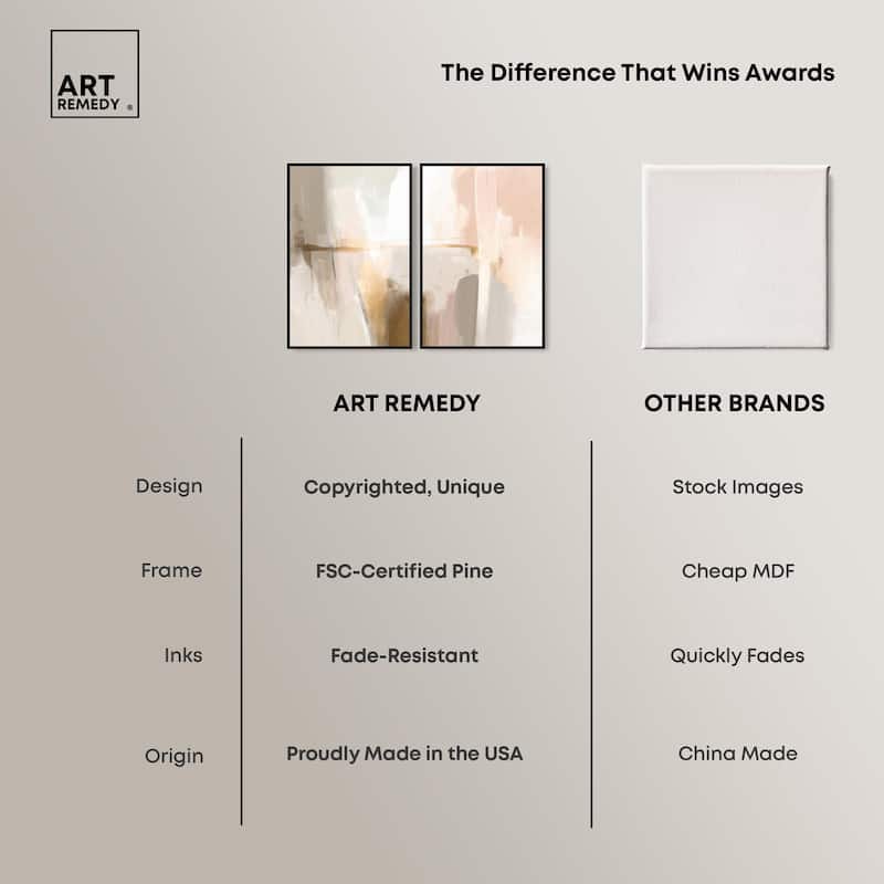 Meditative Hues I Canvas Set of 2 by Art Remedy