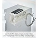 preview thumbnail 5 of 6, Yamazaki Home Under-Desk Cable Organizer, Steel - L 4.1 x W 13.4 x H 4.7 inches