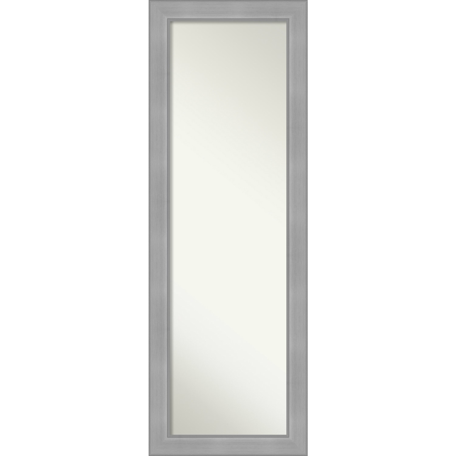 Non-Beveled Full Length On The Door Mirror Vista Brushed Frame On Sale  Bed Bath  Beyond 31485952