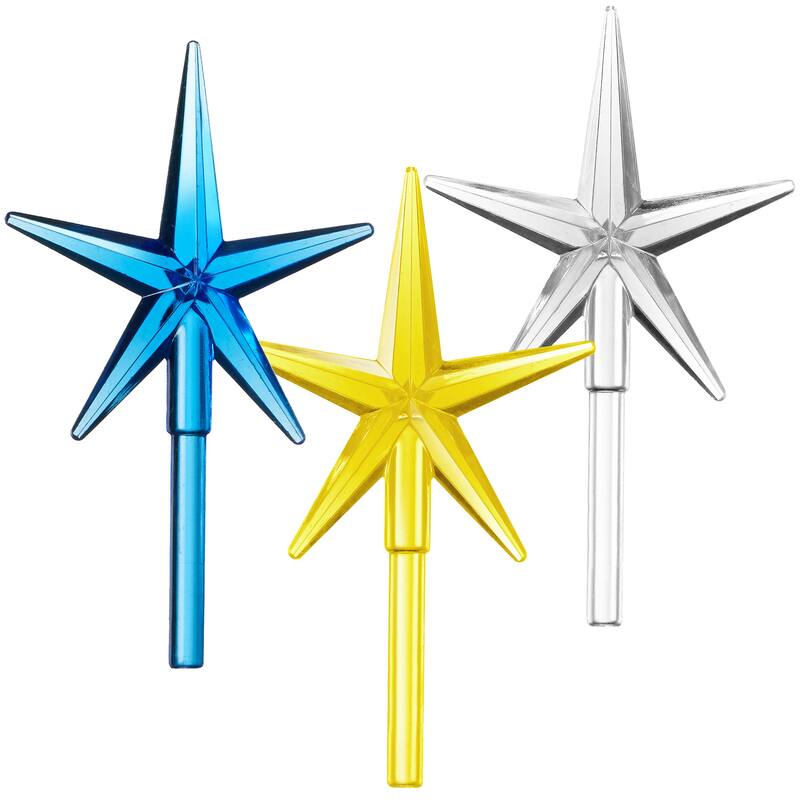 Ceramic Christmas Tree Replacement Lights 108 Blue Bulbs 3 Stars