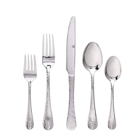 60-piece Stainless Steel Flatware Set - 9" x 0'5"