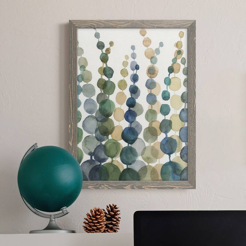 Pompom Botanical I Premium Framed Canvas - Ready to Hang
