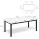 Option White Faux Marble/Black