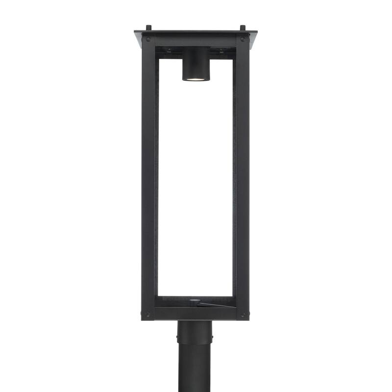 Hunt 1-Light Outdoor Post-Lantern - 11"W x 29"H