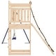 preview thumbnail 15 of 17, vidaXL Swing Set Outdoor Backyard Wooden Playground Equipment for Kids Age 3-8