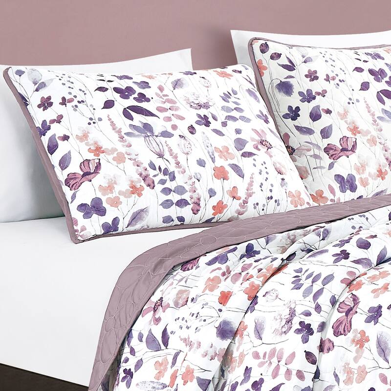 Lage Luxury 3 Piece Reversible Bedspread