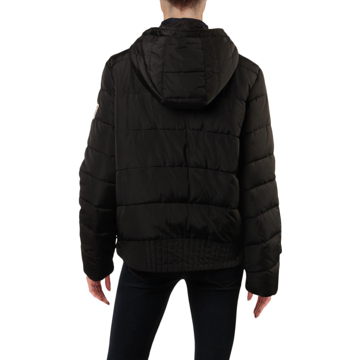 guess white puffer jacket