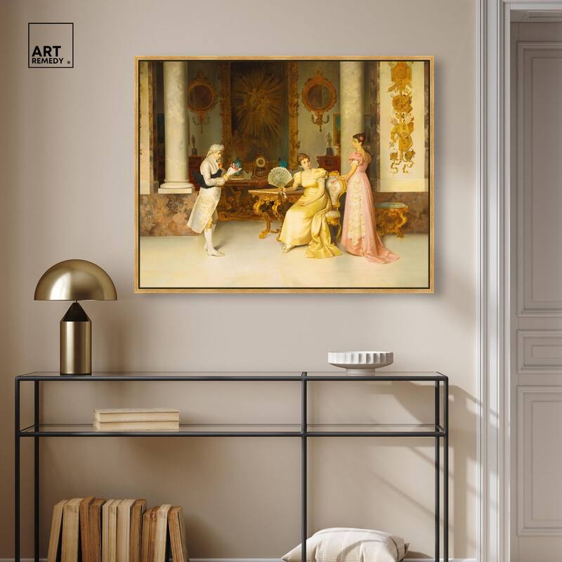 Bashful Suitor Canvas by Art Remedy