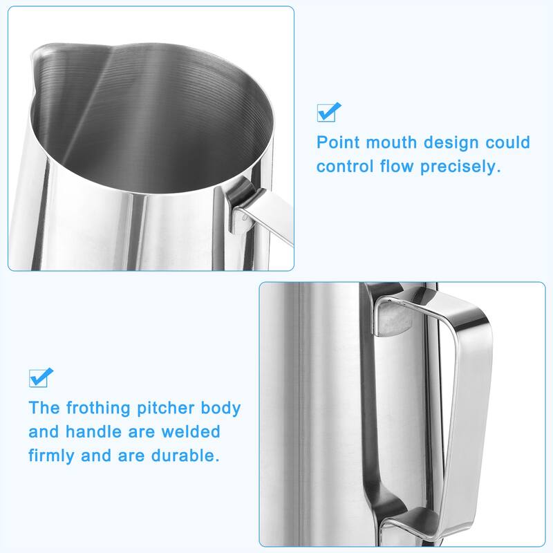 Milk Frothing Pitcher, Pitcher with Pen - 600ml