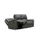 preview thumbnail 13 of 24, Hydeline Erindale Zero Gravity Power Recline and Headrest Top Grain Leather Sofa, Loveseat and Recliner with Built in USB Ports