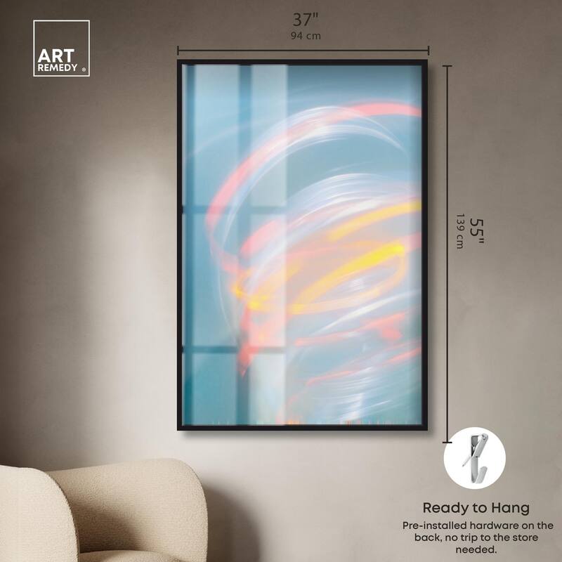 Swirling Light I Shadowbox by Art Remedy