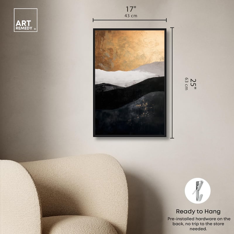 Golden Vista I Canvas by Art Remedy