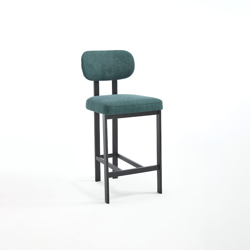 Upholstered Counter Height Bar Stools Side Chairs Set of 2
