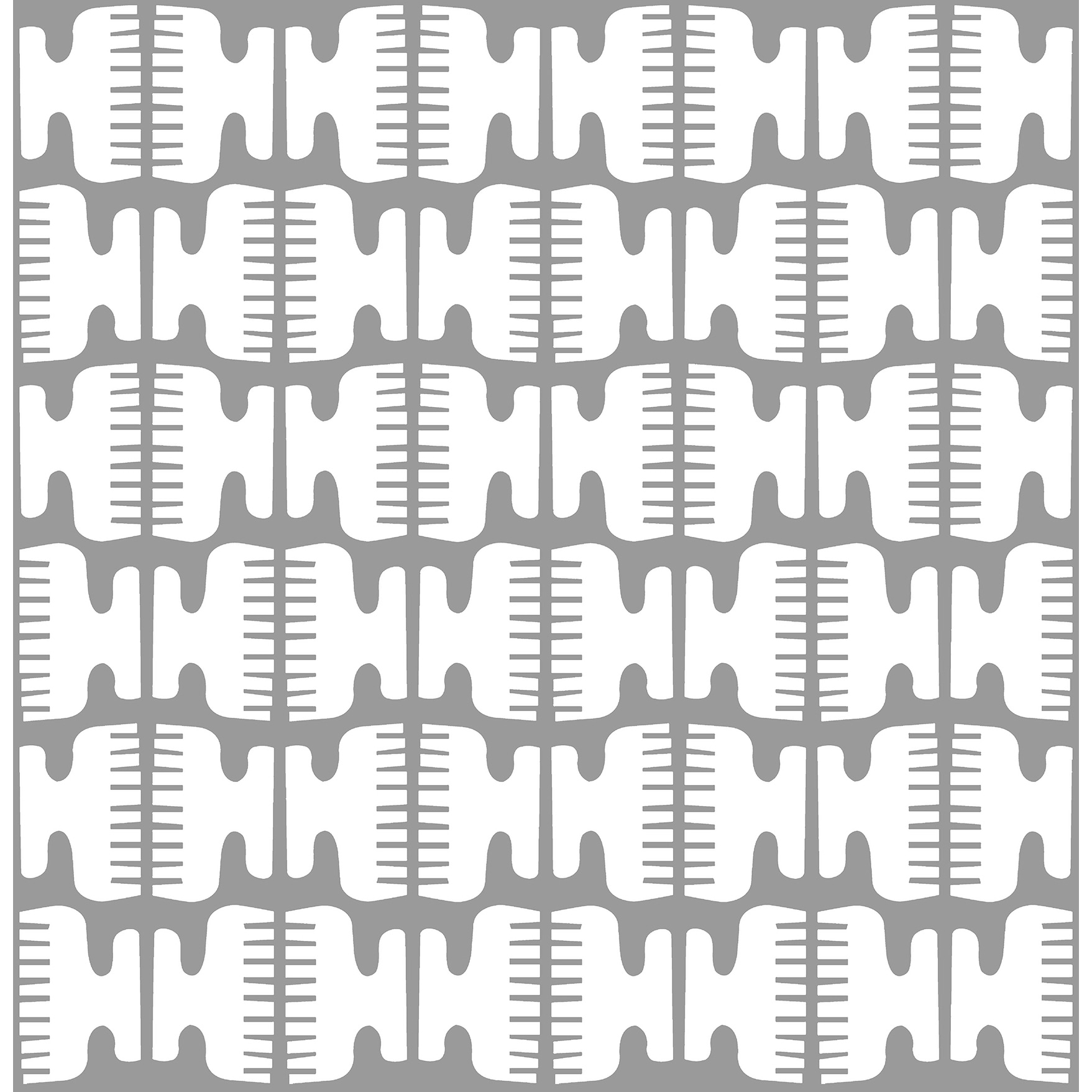 Black Pepper Paperie Grey Shift Peel & Stick Wallpaper