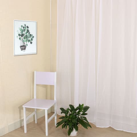 Unique Bargains Window Treatment Sheer Curtain Panel