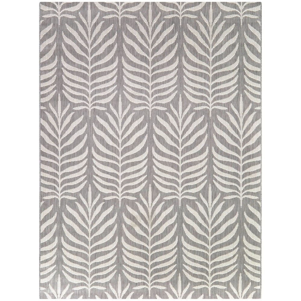 Meduna Tropical Leaves Indoor/Outdoor Area Rug