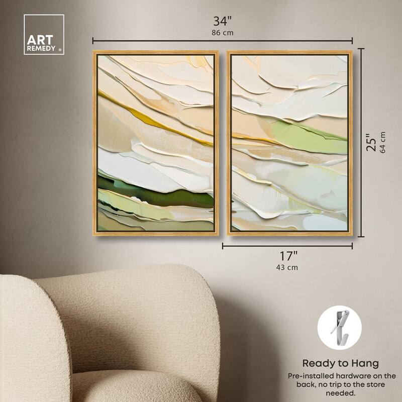 Mossy Glen Canvas Set of 2 by Art Remedy