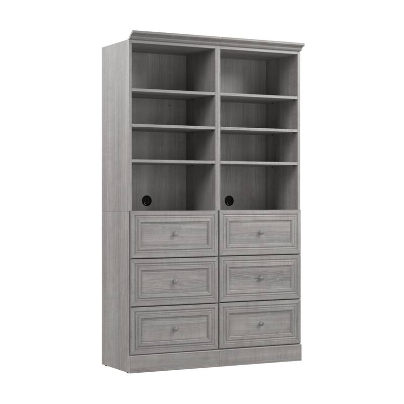 Versatile 50W Closet Organization System with Drawers by Bestar
