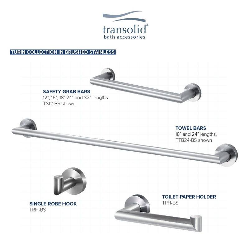 Transolid TPH Turin Wall Mounted Toilet Paper Holder
