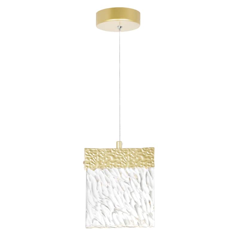 Carolina LED Pendant With Gold Leaf Finish - Gold Leaf - Gold Leaf