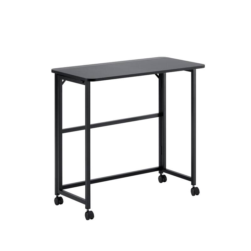 Folding Desk Small Foldable Desk for Small Space, 31.5 Inches Writing Computer Desk