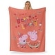 preview thumbnail 55 of 63, Hasbro Peppa Pig Silk Touch Throw Blanket