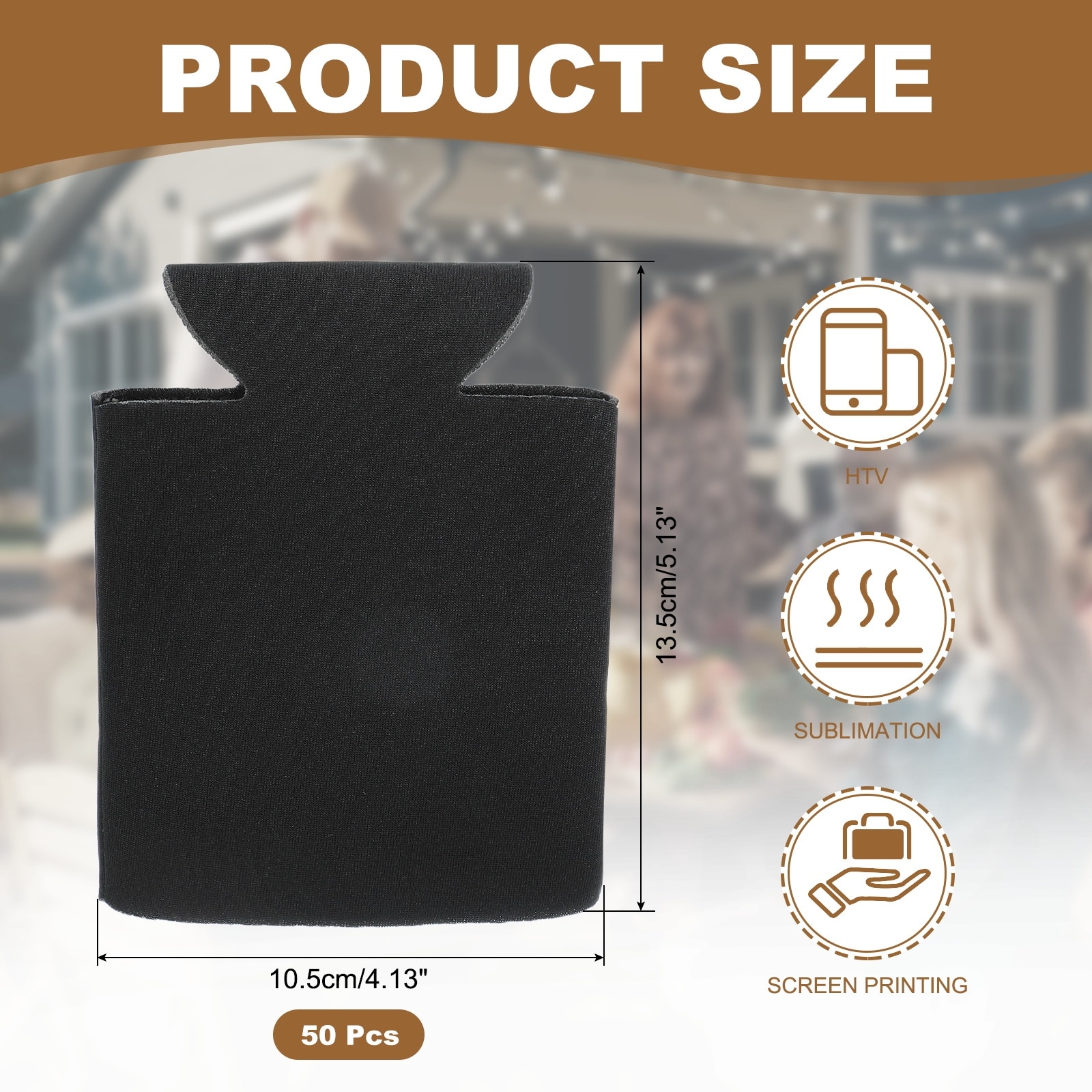 Blank Beer Can Cooler Sleeves, Plain Bulk Collapsible Bottle Sleeve Insulated Foam Can Cover