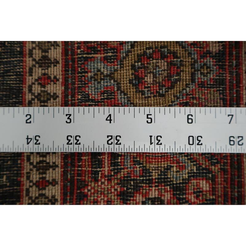 Hand Knotted Oriental 100% Wool Carpet Traditional Floral Beige & Ivories Sarouk (Farahan) Area Rug - 6' 5'' X 4' 2''