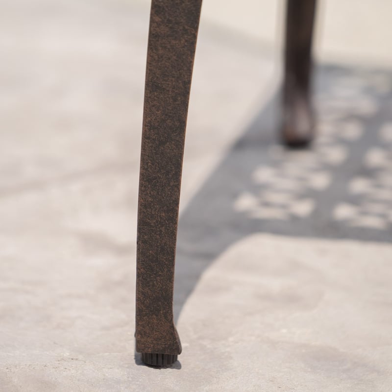 Kai Outdoor 18-inch Square Aluminum Side Table by Christopher Knight Home