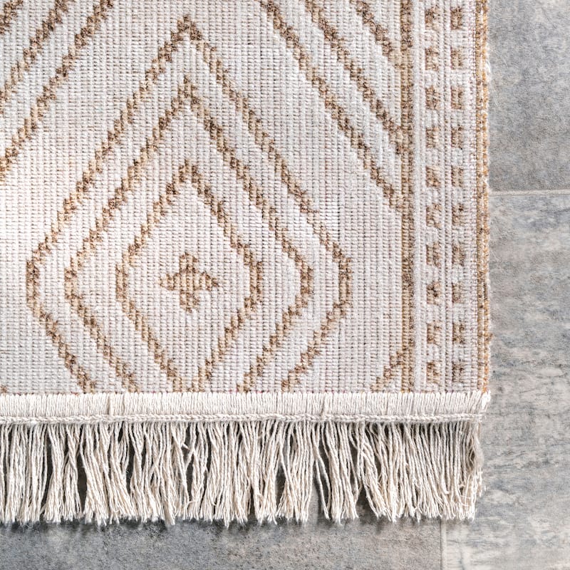 Nuloom Casual Geometric Indoor/ Outdoor Geometric Striped Area Rug