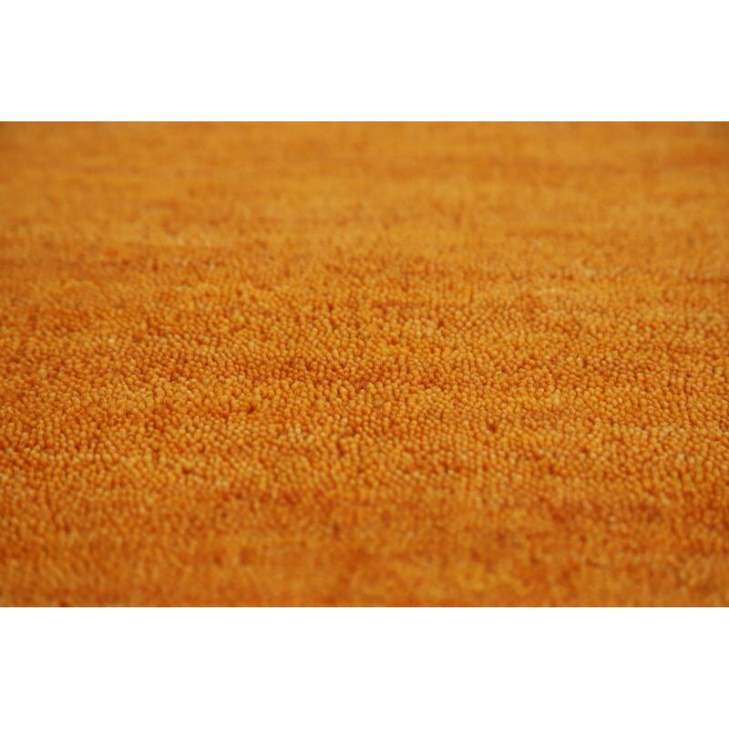 Hand Knotted Oriental 100% Wool Carpet Tribal Tribal Oranges & Rust Gabbeh Area Rug - 7' 7'' X 4' 10''