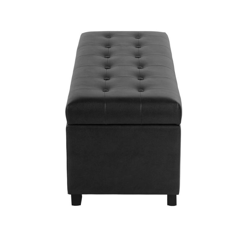 Porch & Den Camero Tufted Storage Bench
