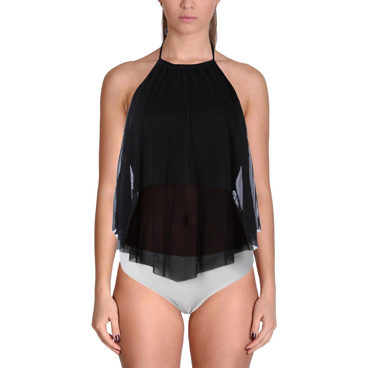flowy swim top