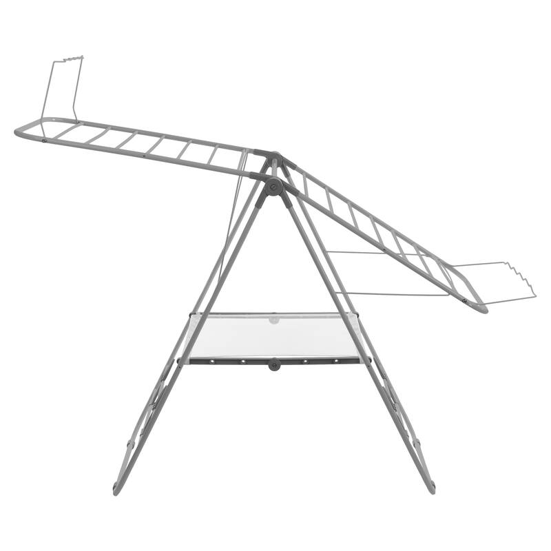 Everyday Home Indoor/Outdoor Folding Clothes Drying Rack