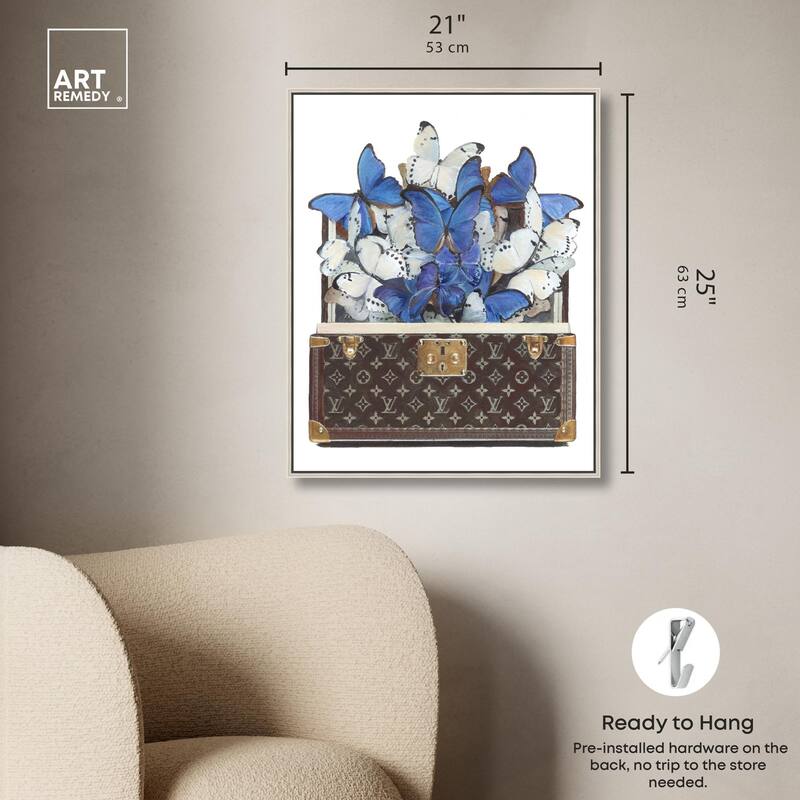 Luxurious Butterflies Canvas by Art Remedy