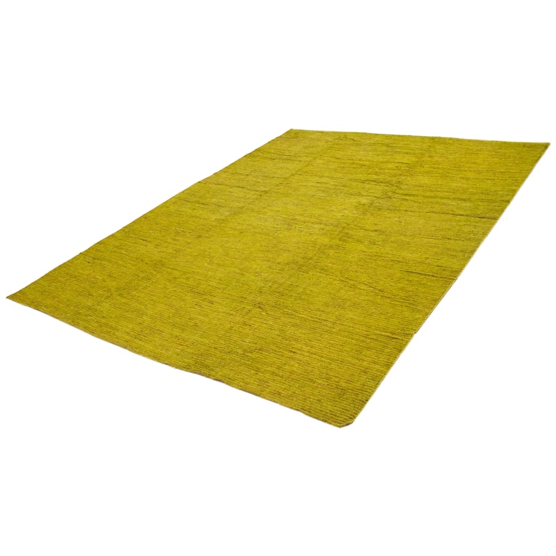 ECARPETGALLERY Hand-knotted Peshawar Ziegler Lime Wool Rug - 10'10 x 13'7
