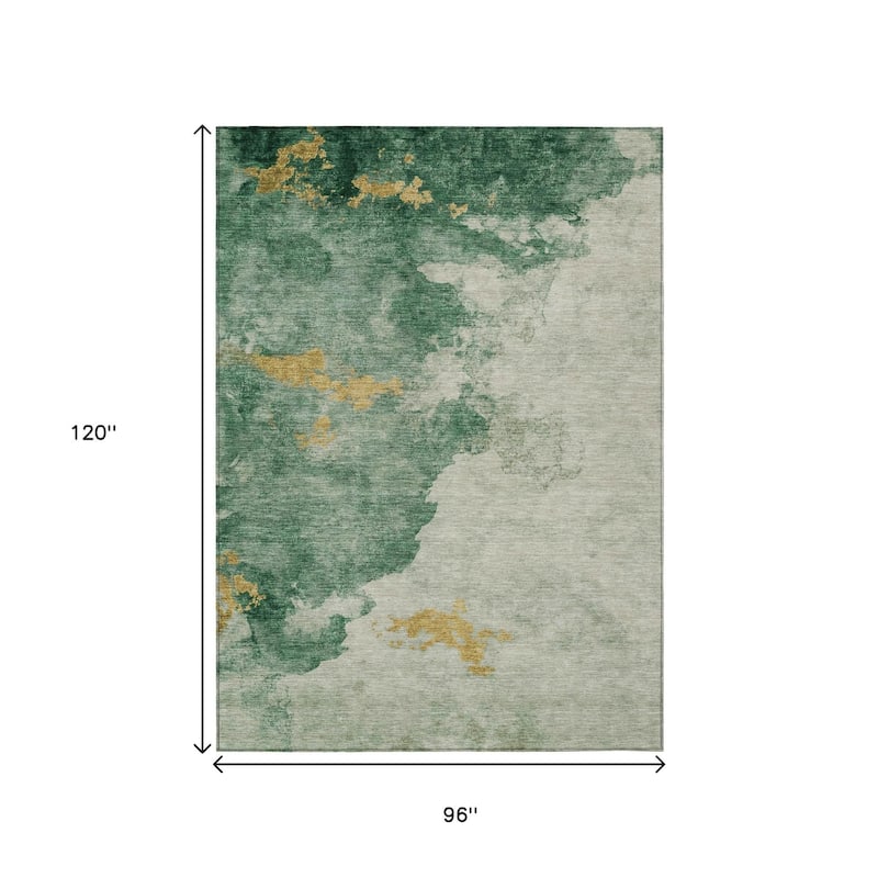 HomeRoots Abstract Transitional Rectangle Outdoor Rug