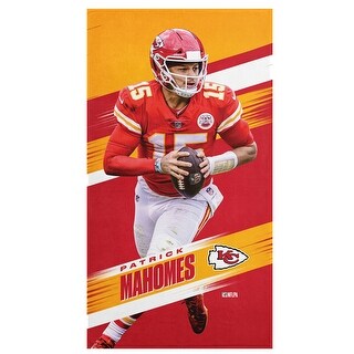 Kansas City Chiefs Beach Towel - 30x60 Inches, 100% Cotton NFL Team Towel