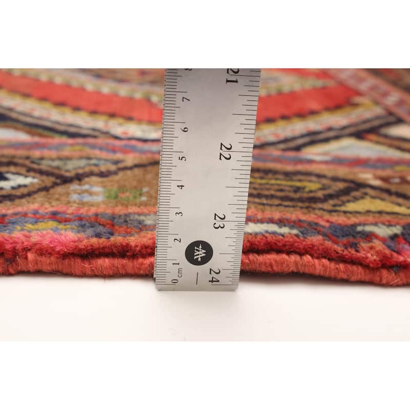 ECARPETGALLERY Hand-knotted Anadol Red Wool Rug - 2' 7" x 9' 10"