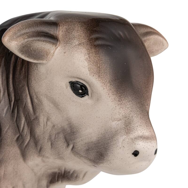 Vintage Ceramic Cow Shaped Cookie Jar