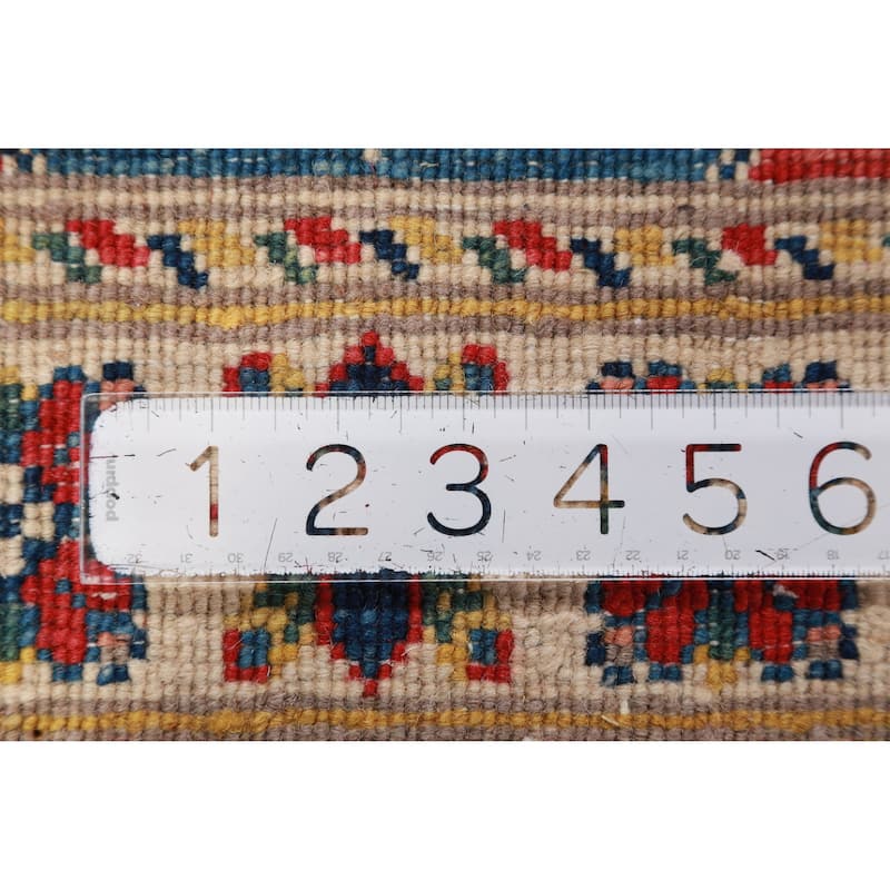 Blue Kazak Oriental Foyer Rug Handmade Traditional Wool Carpet - 2'0"x 3'0"