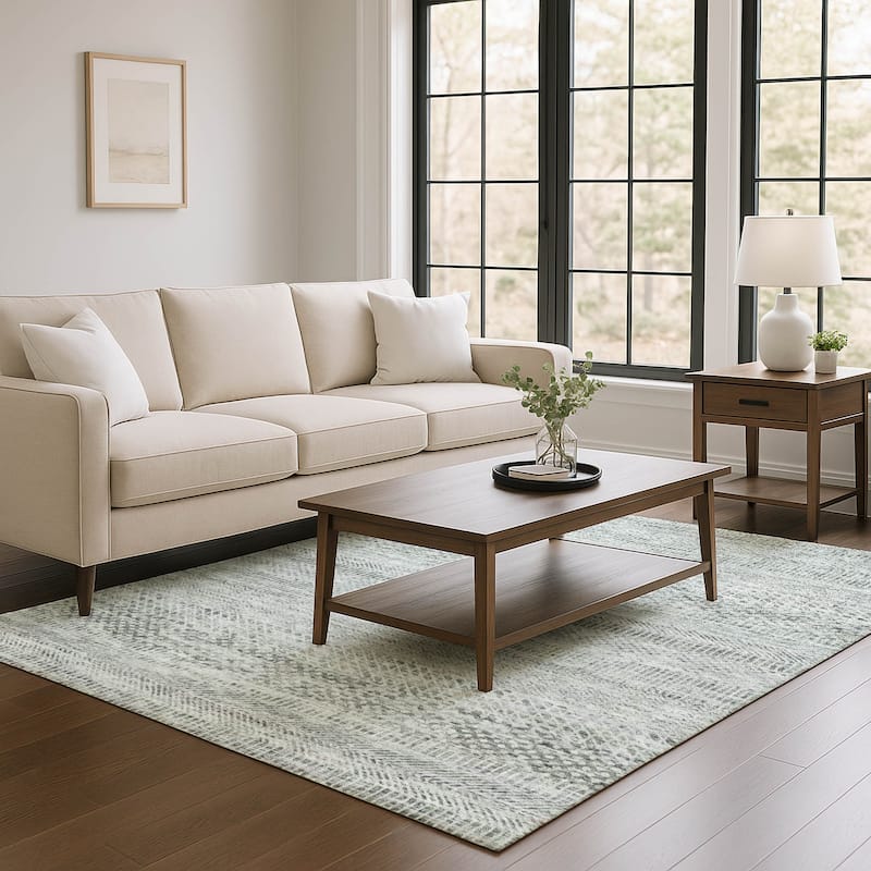 Premium Washable Super Soft Global Ombre Mayfield Rug - Gray - 10' x 14'