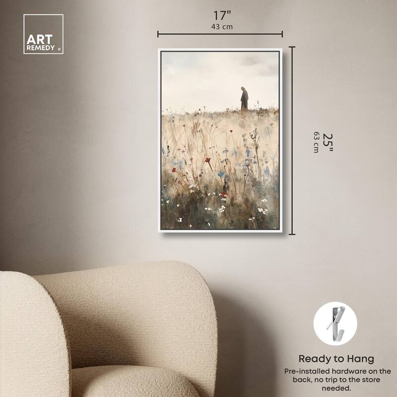 Ambling Monk Canvas by Art Remedy