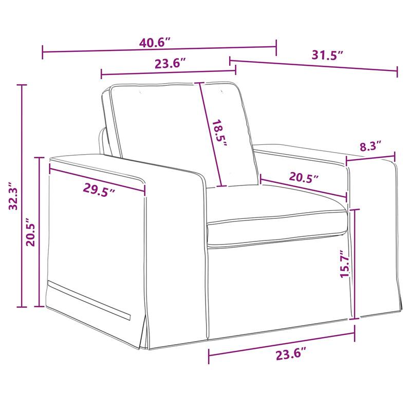 vidaXL Sofa 2 pcs Dark Grey 182 x 80 x 82 cm Fabric