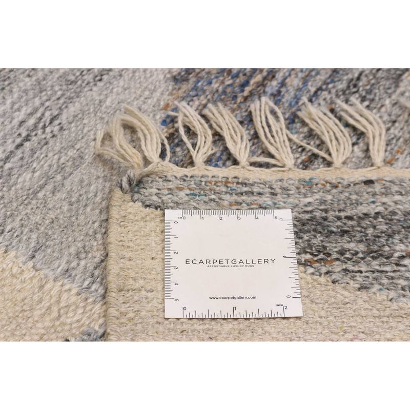 Ankara Grey Kilim 5'5" x 7'7" - 5'5 x 7'7