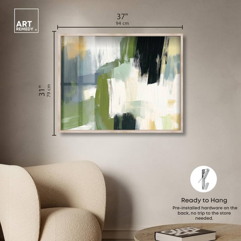 Moss Layers I Shadowbox by Art Remedy