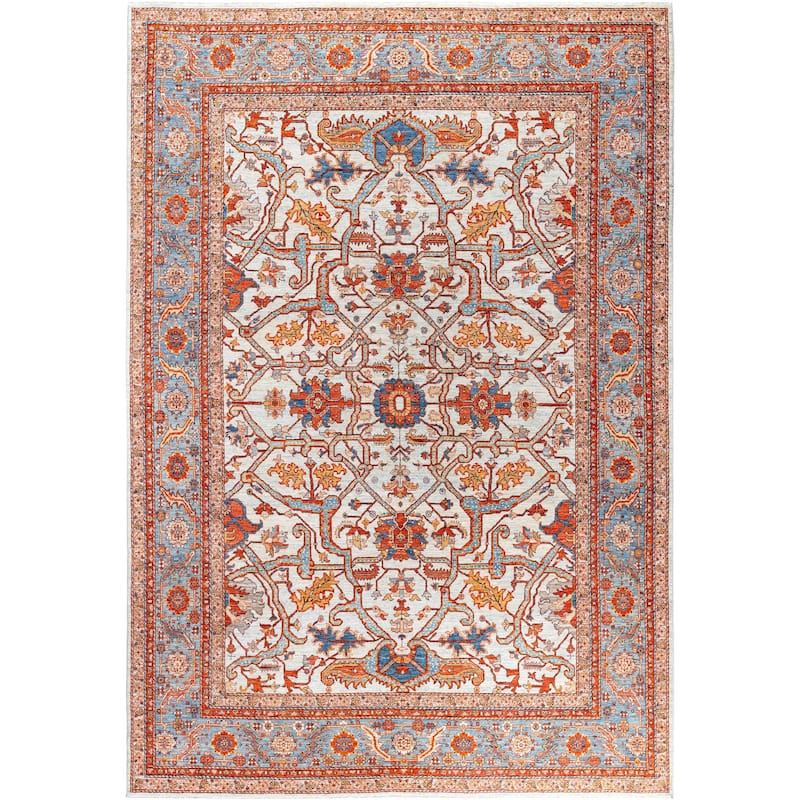 Serapi One-of-a-Kind Hand-Knotted Area Rug - Ivory - 8' 9" x 12' 2"